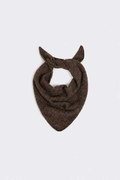 Knit bandana scarf