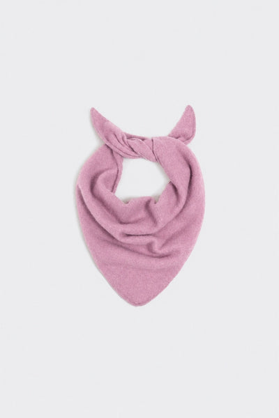 Knit bandana scarf