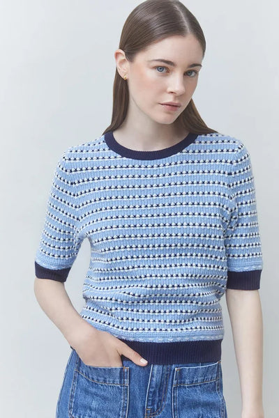 Chapel blue sweater