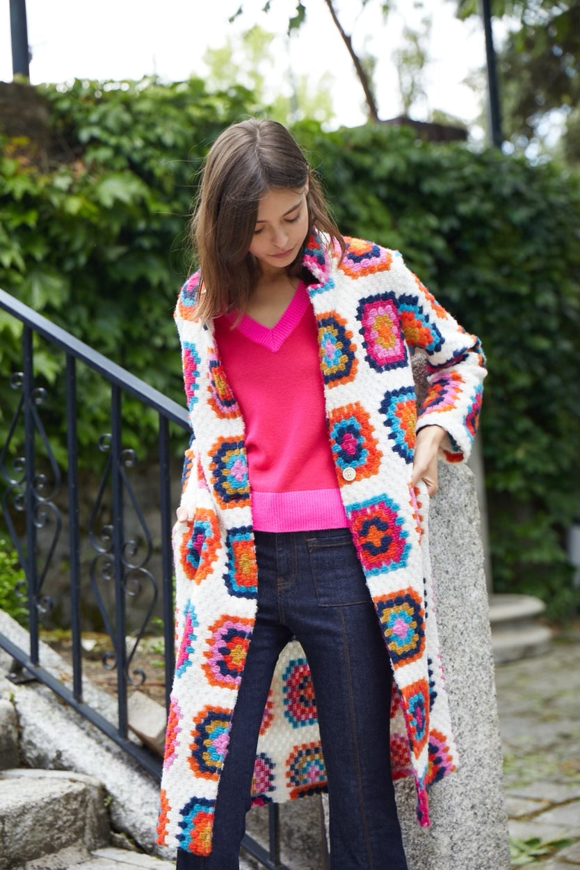 Coat of many crochets – Chosen womens apparel