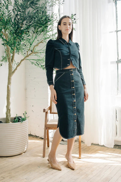 Pagent Blue Skirt