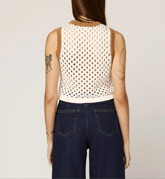 Oat sweater vest
