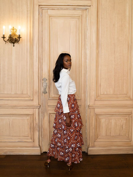 Brenda tiered skirt