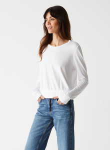 XOXO white top