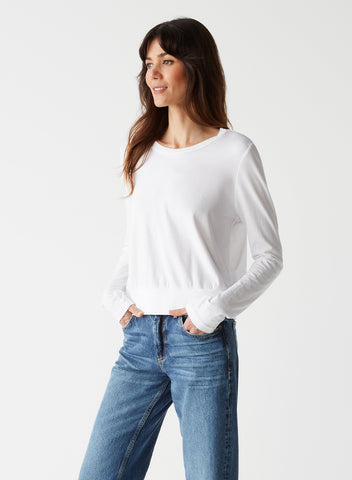 XOXO white top