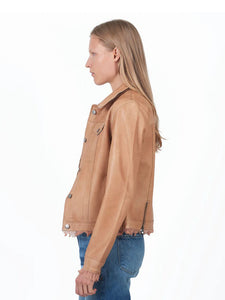 Alexa Patina Leather Jacket