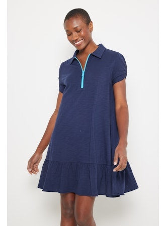 Courtside Navy Dress