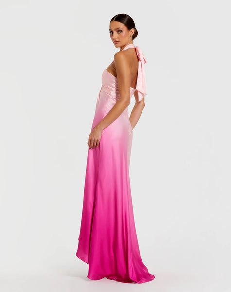 Pink Ombre halter gown