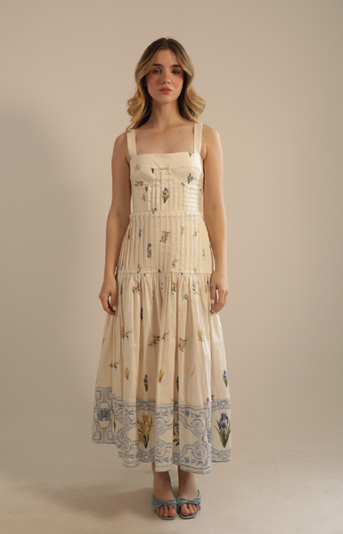 Athina Garden mid dress