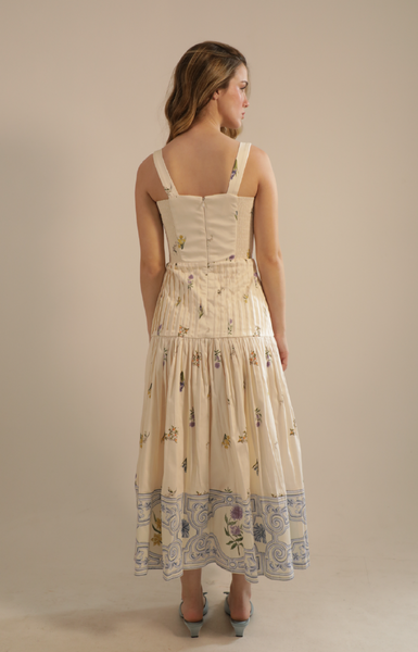 Athina Garden mid dress