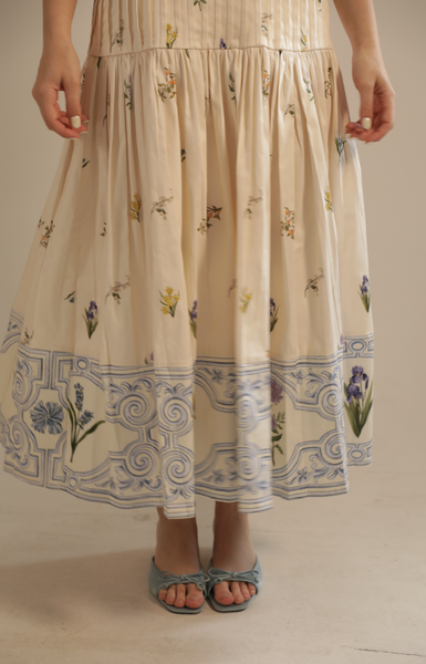 Athina Garden mid dress