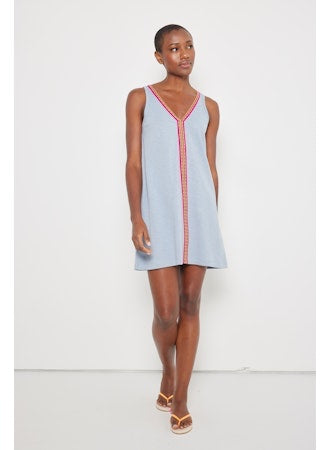 In a tizzy tunic dress