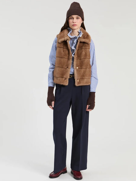 Chestnut Vison fur vest