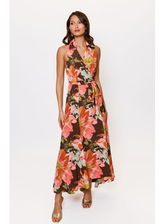Vela wrap dress