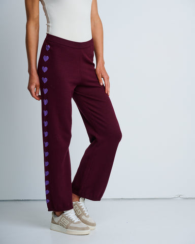 Love wine track pant