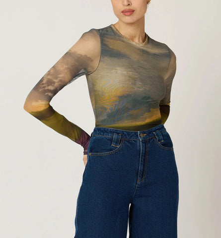 San Bart mesh top