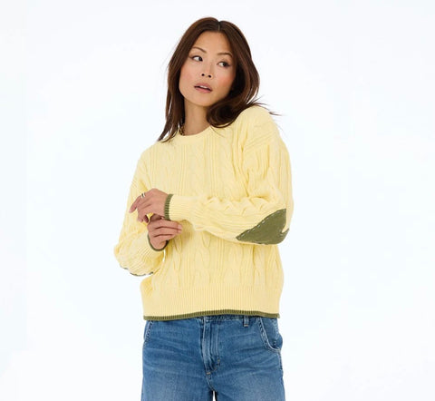 Butter Yellow Maxwork Sweater