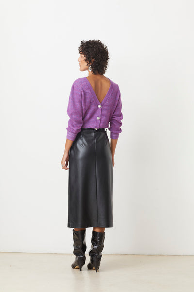 Frida prune skirt