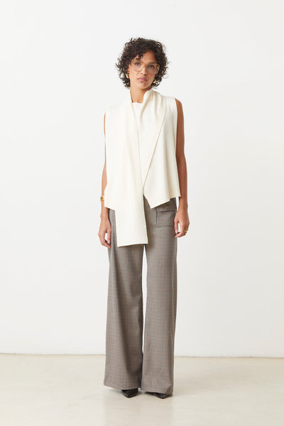 Cardi scarf vest
