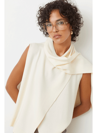 Cardi scarf vest