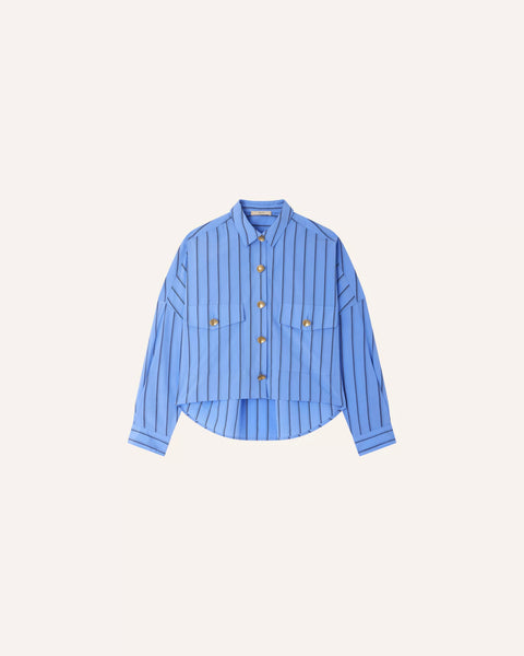 Balnca button down