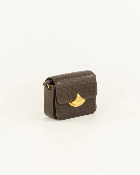 Lizard box bag