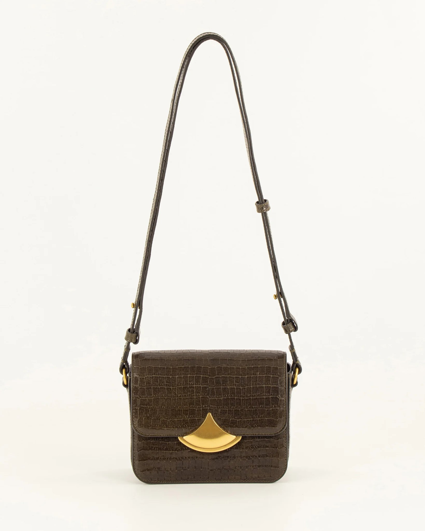 Lizard box bag