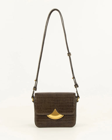 Lizard box bag