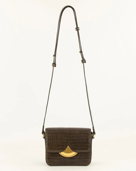 Lizard box bag