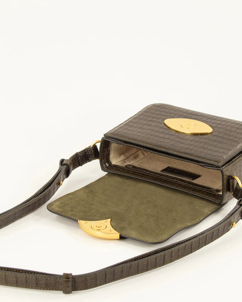 Lizard box bag