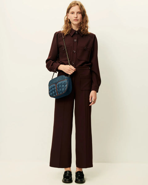 Brown whiskey trouser