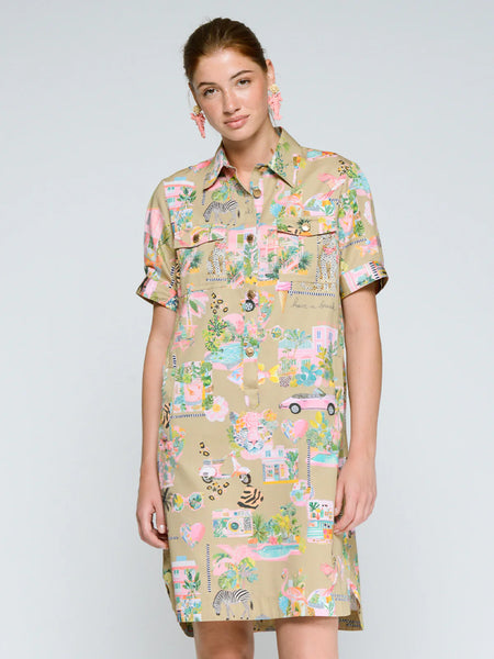 Safari cargo dress