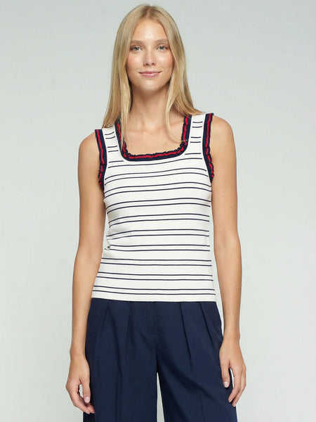 Red white a striped tank