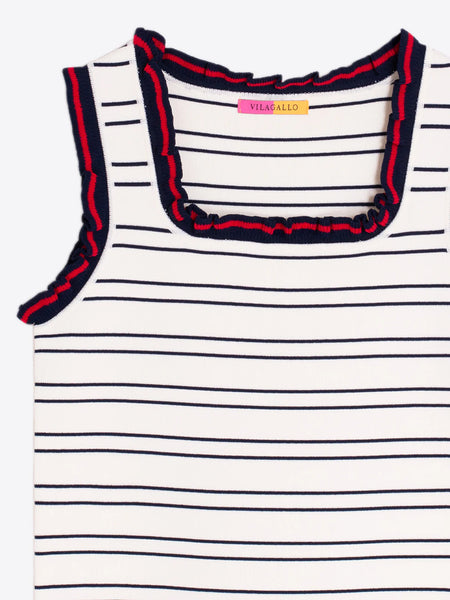 Red white a striped tank