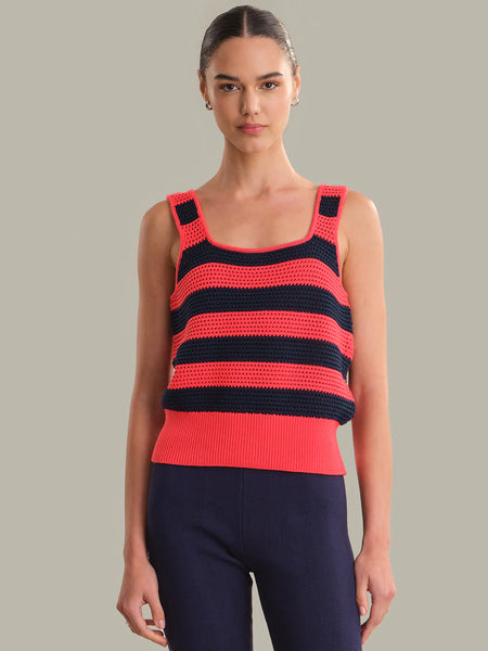Nautical striped tank