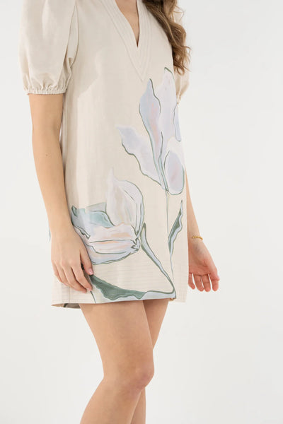 Lavender fields mini dress