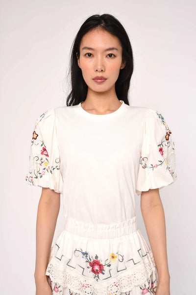 Tea rose tee