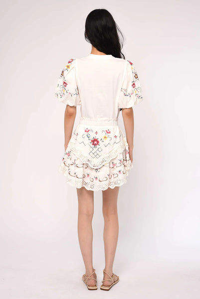 Tea rose tee