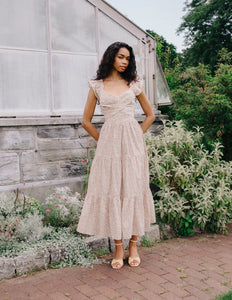 English garden flutter maxi dress  Chosen womens apparel