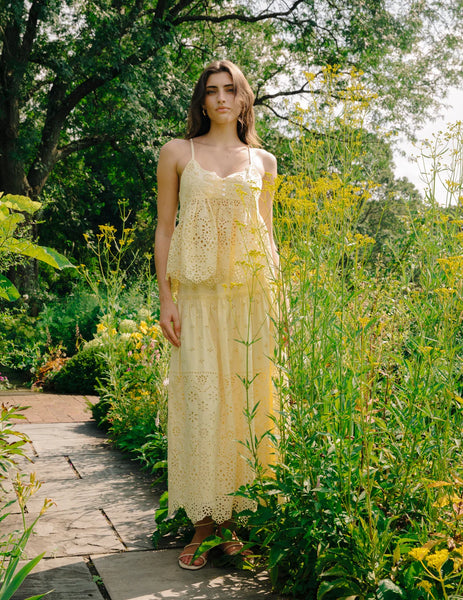 Sunlight eyelet skirt