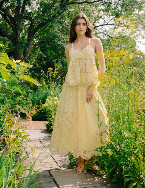 Sunlight eyelet skirt