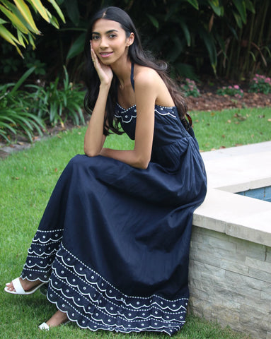 Positano Halter Dress