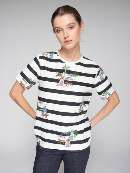 Striped Cheetah Top