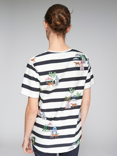 Striped Cheetah Top
