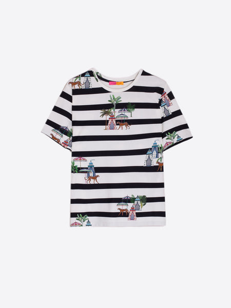 Striped Cheetah Top