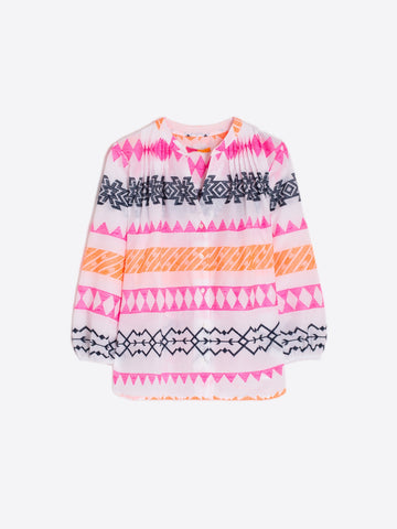 Sunset Aztec Blouse