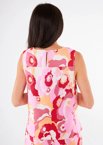 Zoe pink retro pink top