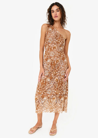 Sintra brown dress