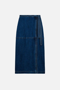 That's a wrap denim skirt