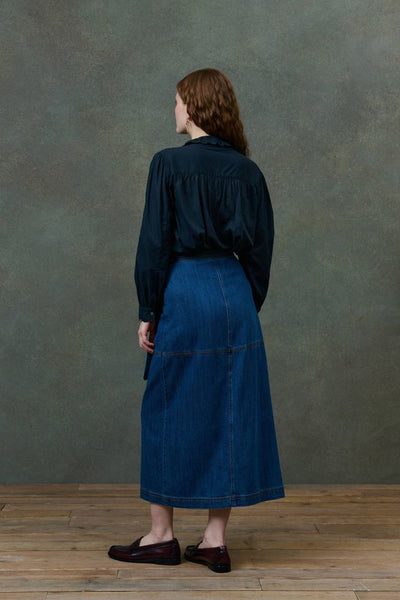That's a wrap denim skirt